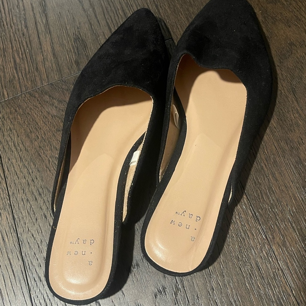 A New Day Women's Black Mules